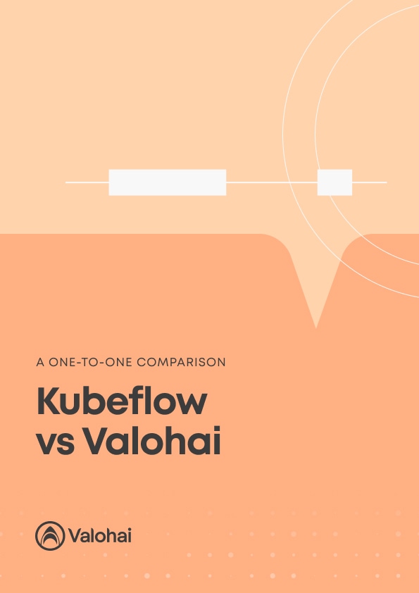 Cover of the Valohai vs Kubeflow comparison paper by Valohai