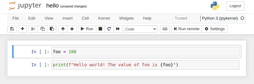 Dummy Jupyter notebook