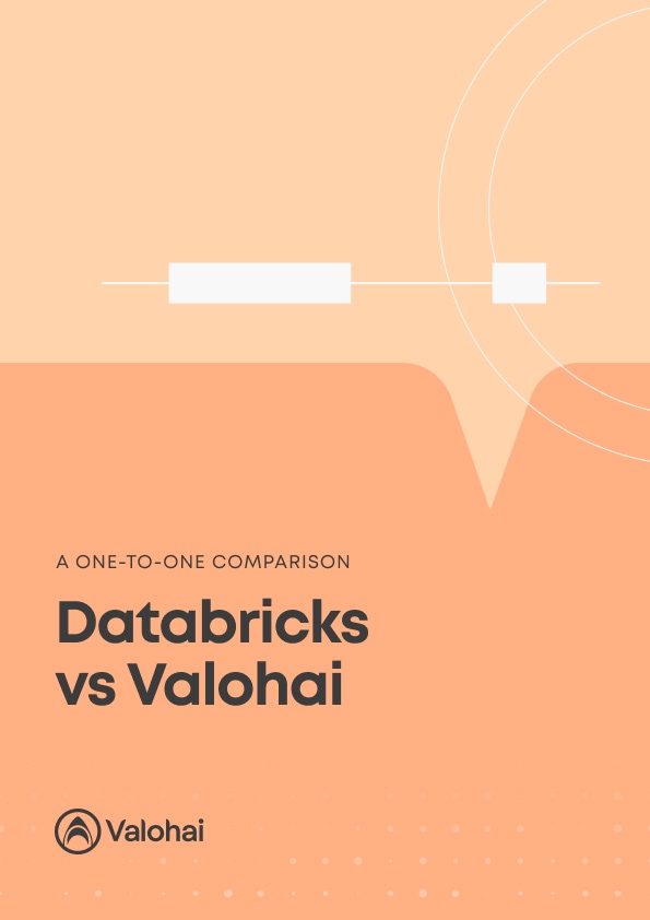 Cover of the Valohai vs Databricks comaprison paper by Valohai